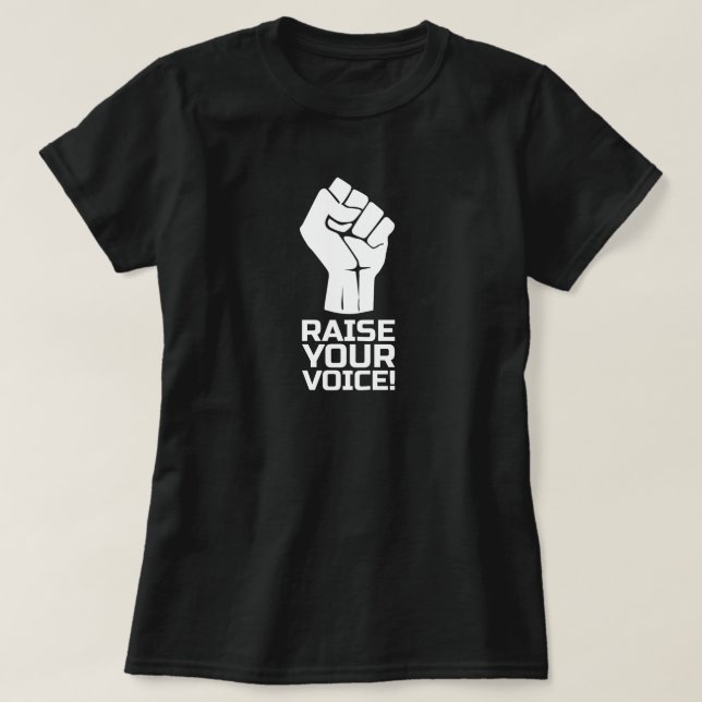 Camiseta Levante Sua Voz 1 W (Frente do Design)