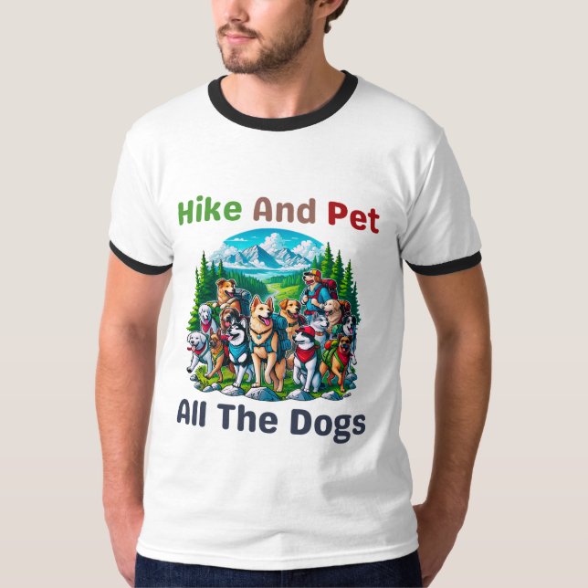 Camiseta Levantem E Peguem Todos Os Cachorros Lá Fora. (Frente)