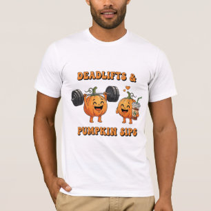 Camiseta Levantes mortos e goles de abóbora Fitness de outo