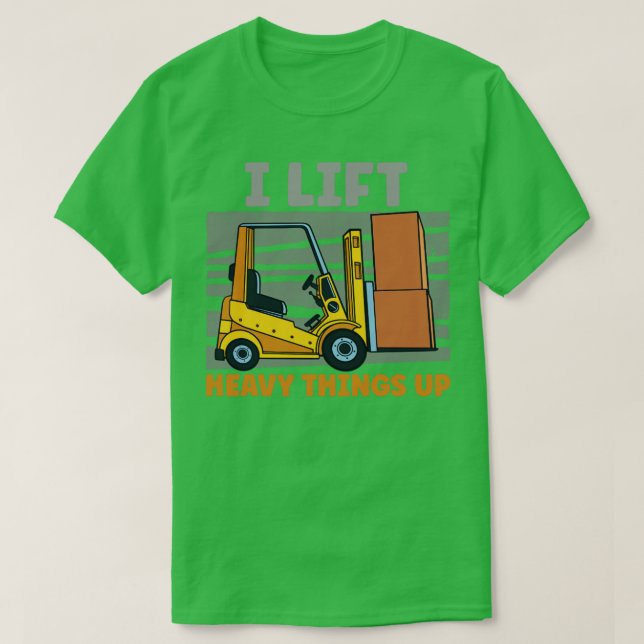 Camiseta Levanto Coisas Pesadas (Frente do Design)