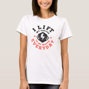 Camiseta Levanto Todos Os Dias (Salmão)