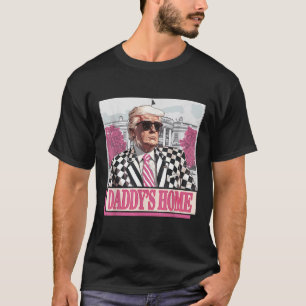 Camiseta Leve a América de volta para casa Daddys Engraçado