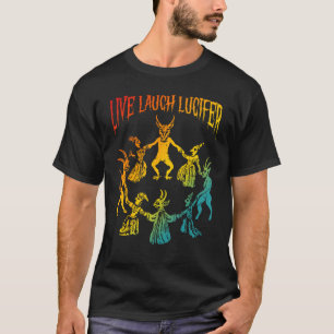 Camiseta Leve ao vivo Lucifer Horror Satã Satânica Demon De