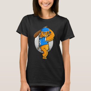 Camiseta Leve Baseball Sloth Retro Baskeballer Baseball Pl