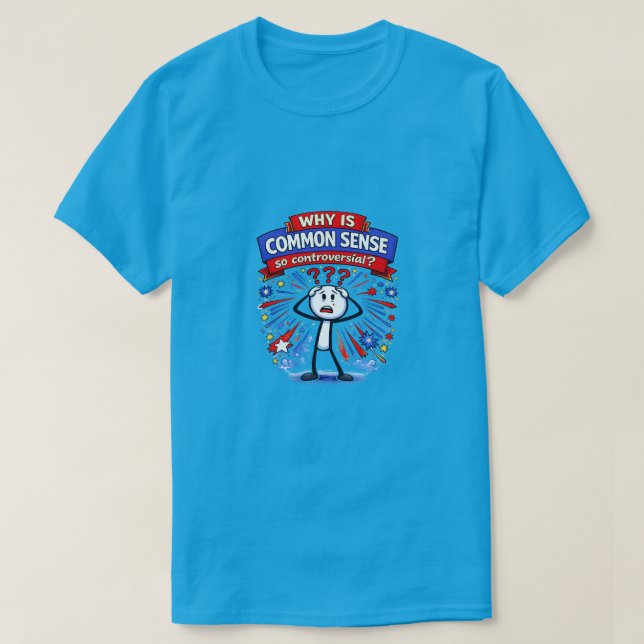 Camiseta Leve Common Sense (10a)  (Frente do Design)