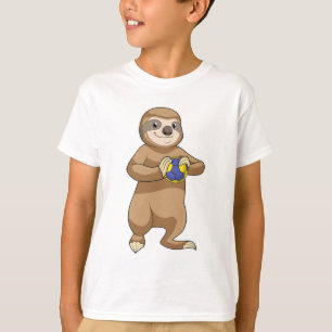 Camiseta Leve como jogador de handebol com Handball