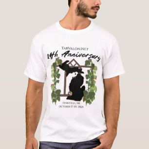 Camiseta Leve da Festa de Aniversário de 24 anos d