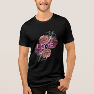 Camiseta Leve de Manga Curta Tri-Blend 