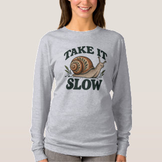 Camiseta Leve Devagar - Caracol Caprichoso da Floresta 