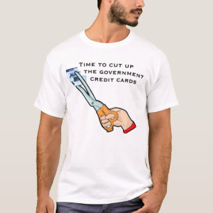 Camiseta Leve embora os cartões de crédito do governo