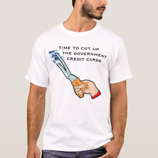 Camiseta Leve embora os cartões de crédito do governo