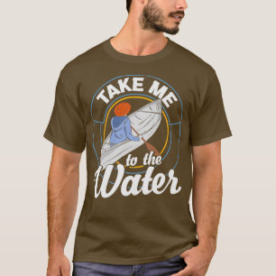 Camiseta Leve-Me À Canoagem De Água Retroativa