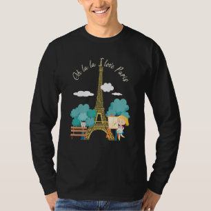 Camiseta Leve-me a Paris Eiffel Tower French Gift for Wome