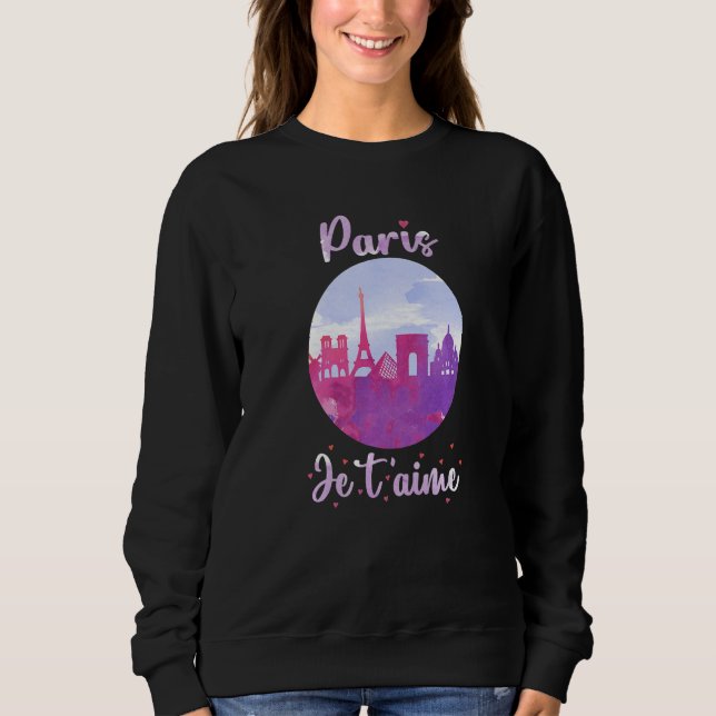 Camiseta Leve-me a Paris Eiffel Tower French Gift for Wome (Frente)