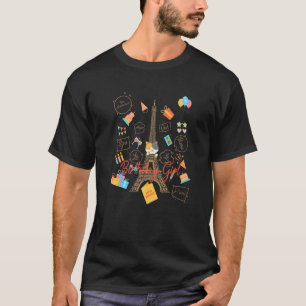 Camiseta Leve-me a Paris Eiffel Tower French Gift for Wome