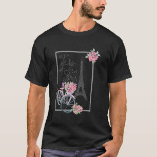Camiseta Leve-Me A Paris Eiffel Tower Love Paris French Gi