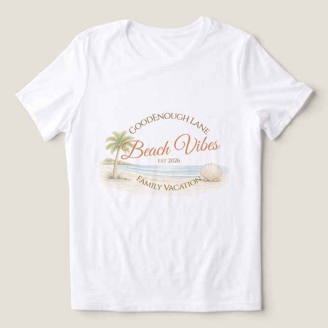 Camiseta Leve-me à Praia (Design frontal)