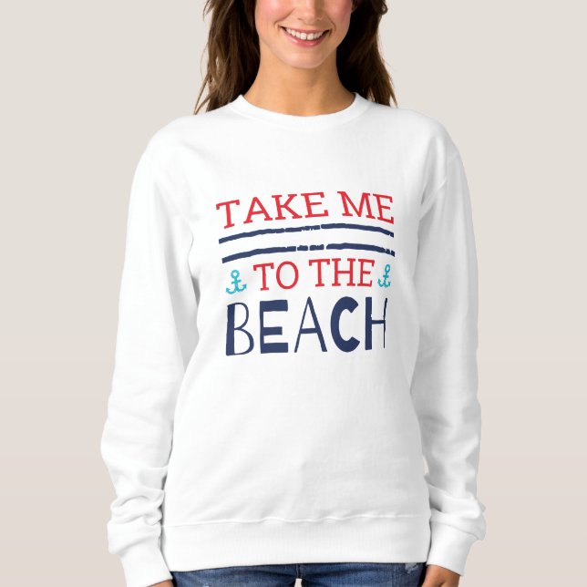Camiseta Leve-Me À Praia (Frente)