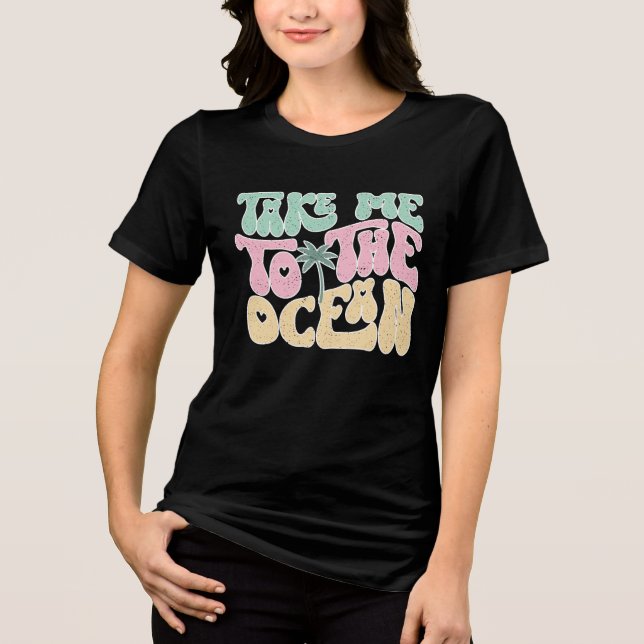 Camiseta Leve-me à praia (Frente)