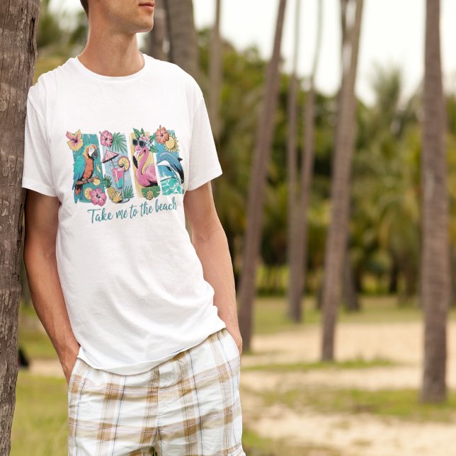 Camiseta Leve-Me À Praia (Take Me To The Beach T-Shirt)