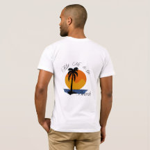 Leve-me à praia - Camisa-T Tropical Sunset