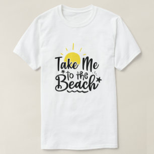 Camiseta Leve-me à Praia Férias de Verão