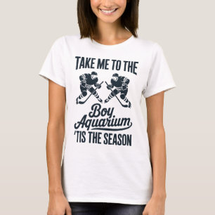Camiseta Leve-me ao Aquário do Menino Frase Engraçada de Ho