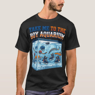 Camiseta Leve-me ao Aquário do Menino para Fãs Amantes de H