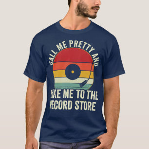 Camiseta Leve-Me Ao Gravador Engraçado Coletor De Vinilo