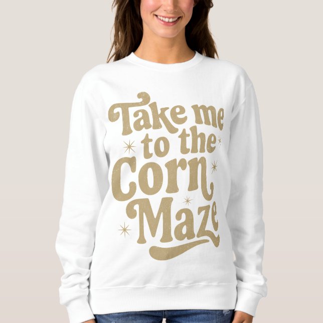 Camiseta Leve-me ao Maçã do Milho (Frente)