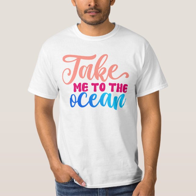 Camiseta Leve-me ao Oceano (Frente)