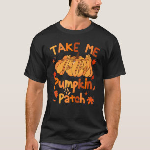 Camiseta Leve-Me Ao Pumpkin Patch, Ação De Graças Engraçada