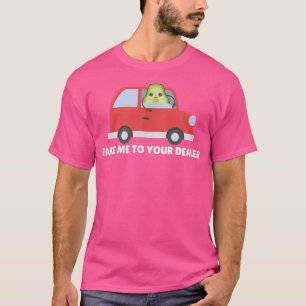Camiseta Leve-Me Ao Seu Carro, Avocado Pun Auto Car Sa