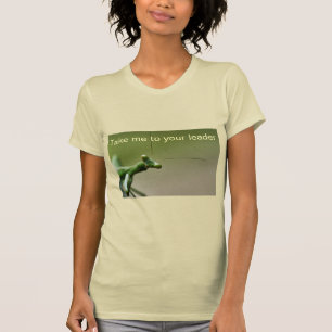 Camiseta - Leve-me ao seu Líder Louva-a-Deus