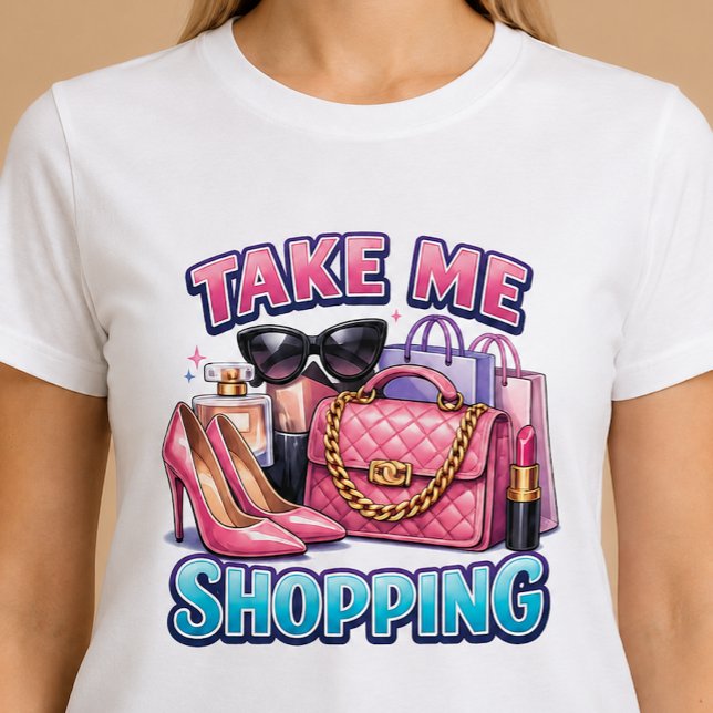 Camiseta Leve-me às Compras (Criador carregado)
