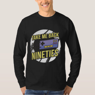 Camiseta Leve-me de Volta ao Controlador de Jogo dos Anos N