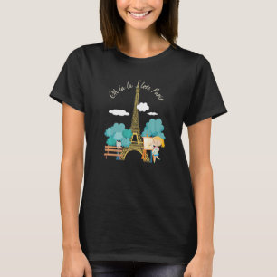 Camiseta Leve-me para a Torre Eiffel de Paris Presente Fran