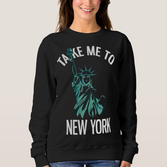 Camiseta Leve-Me Para Nova Iorque Viagem (Frente)