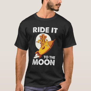 Camiseta Leve-O Para A Lua - Engraçado YOLO Trading Me Dom