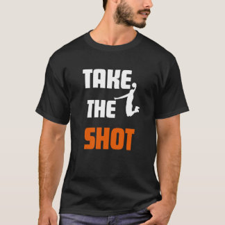 Camiseta Leve os esportes motivacionais de basquetebol
