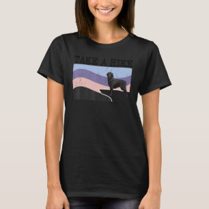 Camiseta Leve Para Caminhar Labrador Retriever Preto Gráfic