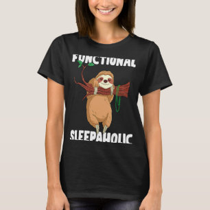 Camiseta Leve preguiçosa com preguiça e preguiçosa mancha