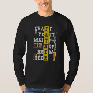 Camiseta Levedura de Cerveja Artesanal Malta Lúpulo Cerveja