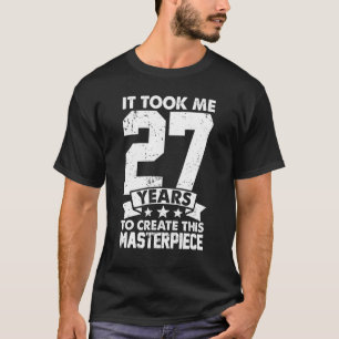 Camiseta Levei 27 Anos Para Criar Esta Masterícula 27t