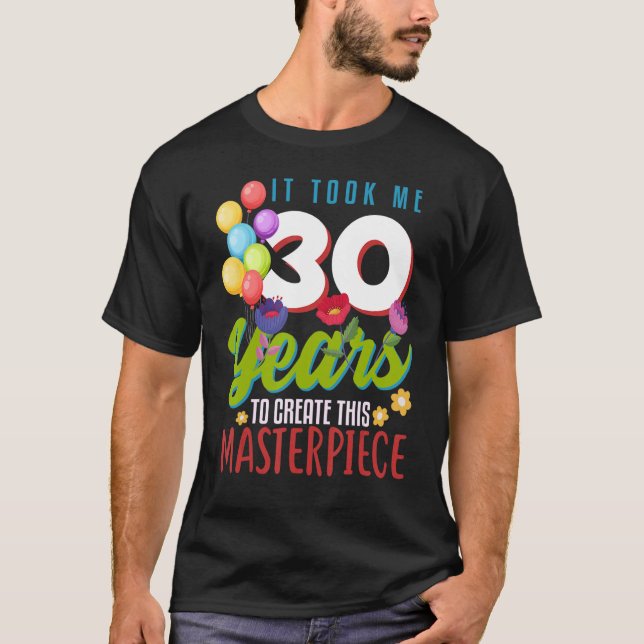 Camiseta Levei 30 Anos Para Criar Esta Masterícula 30t (Frente)