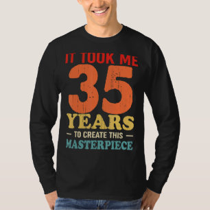 Camiseta Levei 35 Anos Para Criar Esta Masterícula 35t