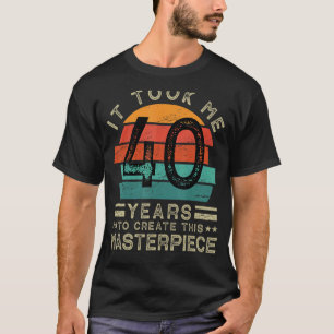 Camiseta Levei 40 Anos Para Criar Esta Masterícula 40