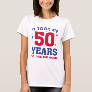 Camiseta Levei 50 Anos Para Ficar Tão Bem