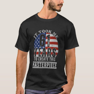 Camiseta Levei 61 anos para criar esta obra-prima 61t