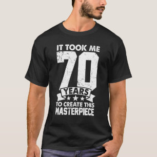 Camiseta Levei 70 Anos Para Criar Esta Masterícula 70t